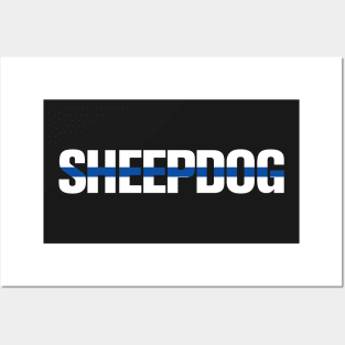 SHEEPDOG Blueline Posters and Art